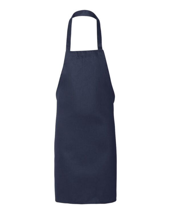 personalized full apron navy blue